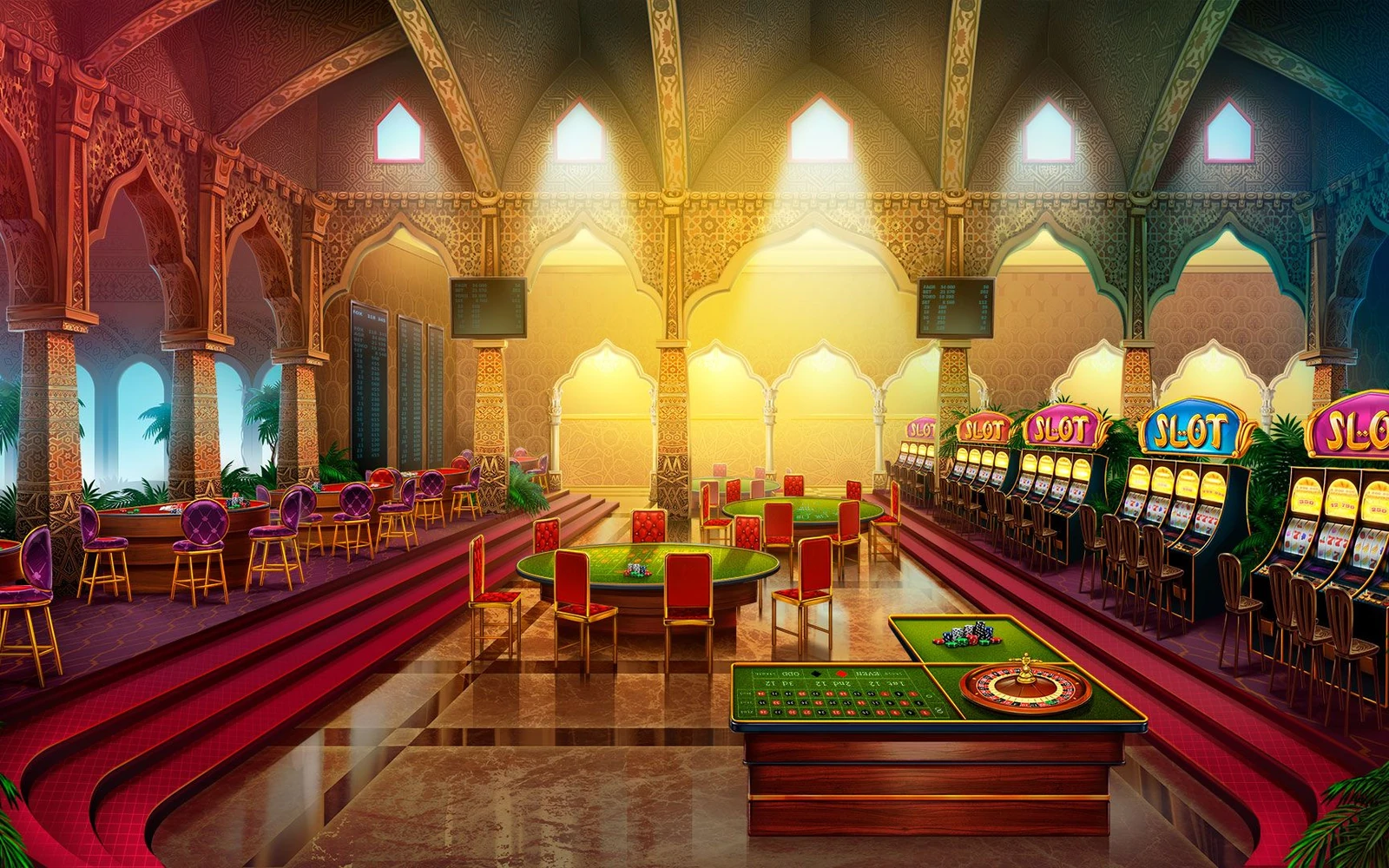 ภาพประกอบเกมคาสิโนและทางเลือกความบันเทิงของ vm9